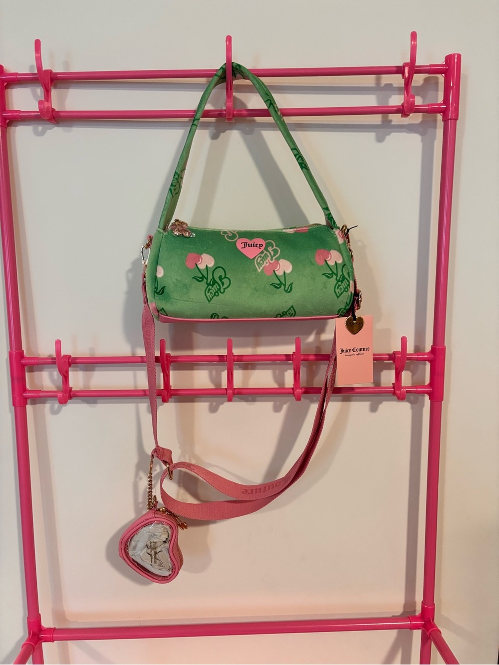 🍒🍦 Juicy Cherry Gelato Barrel Bag 💕
